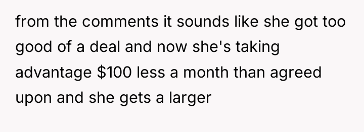 from the comments it sounds like she got too good...