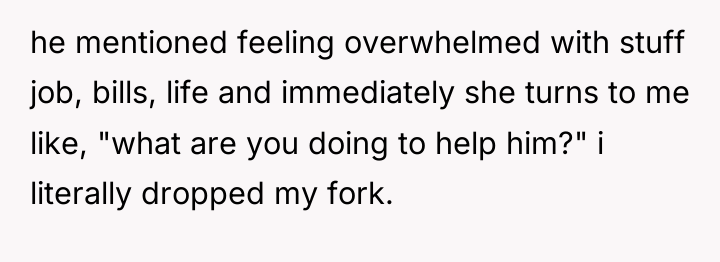 he mentioned feeling overwhelmed with stuff job, bills, life and...