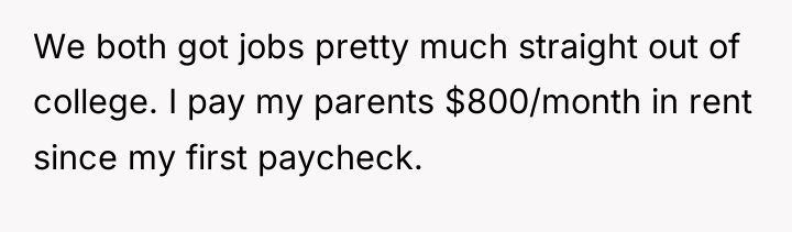We both got jobs pretty much straight out of college....