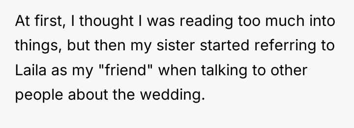 At first, I thought I was reading too much into...