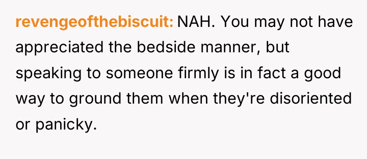 revengeofthebiscuit NAH. You may not have appreciated the bedside manner,...