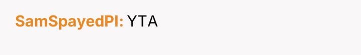 SamSpayedPI YTA