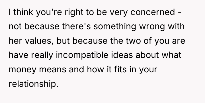 I think you're right to be very concerned - not...