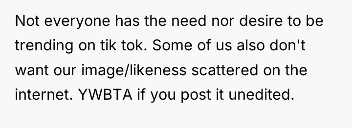 Not everyone has the need nor desire to be trending...