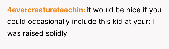 4evercreatureteachin it would be nice if you could occasionally include...