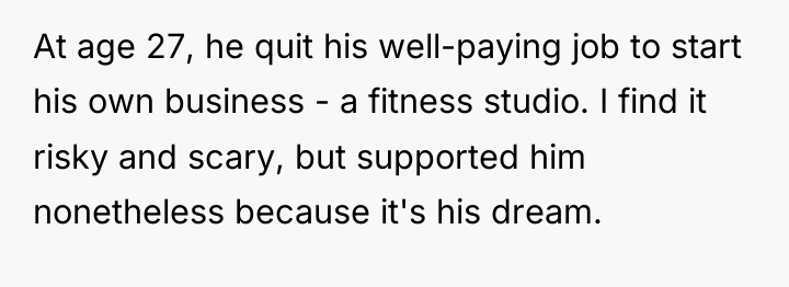 At age 27, he quit his well-paying job to start...