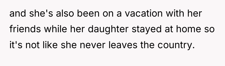 and she's also been on a vacation with her friends...