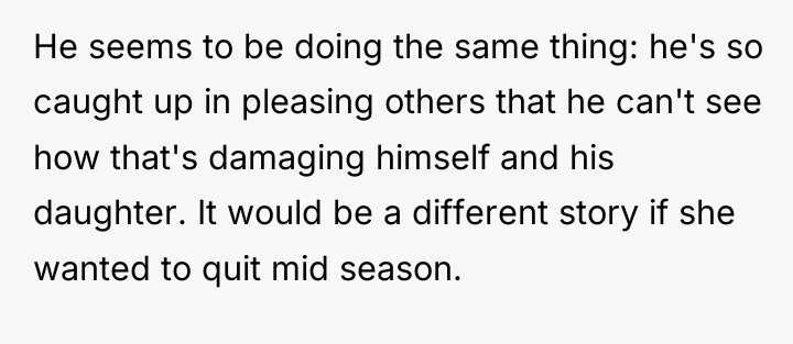 He seems to be doing the same thing: he's so...