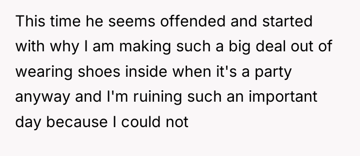 This time he seems offended and started with why I...