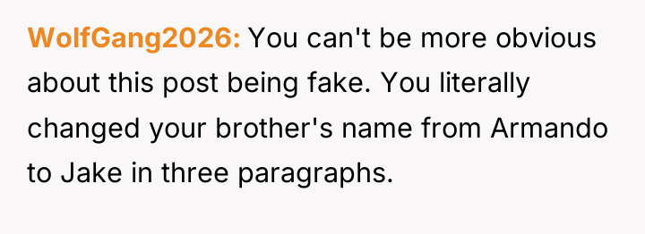 WolfGang2026 You can't be more obvious about this post being...
