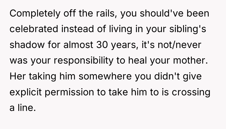 Completely off the rails, you should've been celebrated instead of...