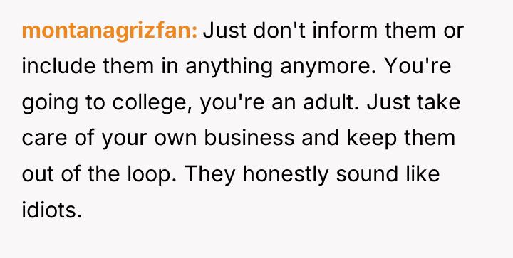 montanagrizfan Just don't inform them or include them in anything...