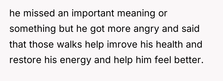 he missed an important meaning or something but he got...