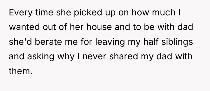 Every time she picked up on how much I wanted...