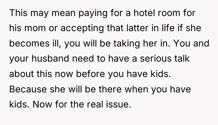 This may mean paying for a hotel room for his...