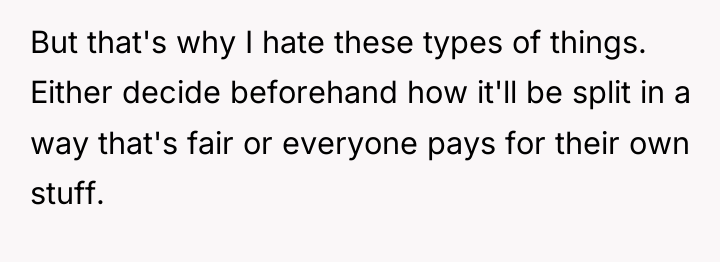 But that's why I hate these types of things. Either...