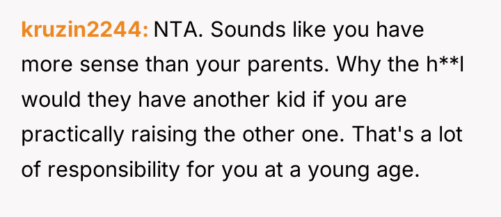 kruzin2244 NTA. Sounds like you have more sense than your...
