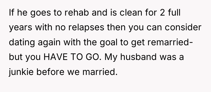 If he goes to rehab and is clean for 2...