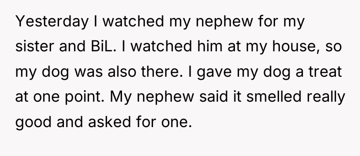 Yesterday I watched my nephew for my sister and BiL....