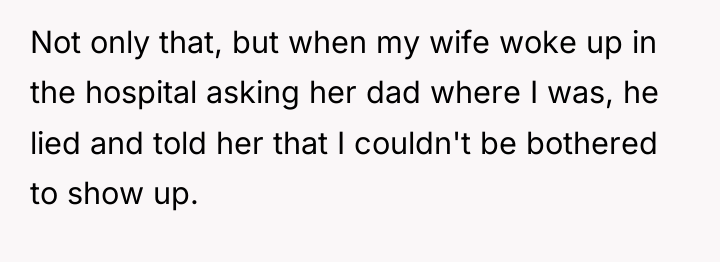 Not only that, but when my wife woke up in...
