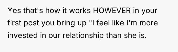 Yes that's how it works HOWEVER in your first post...