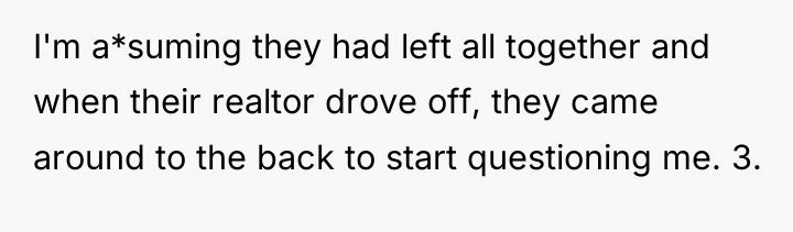 I'm a*suming they had left all together and when their...