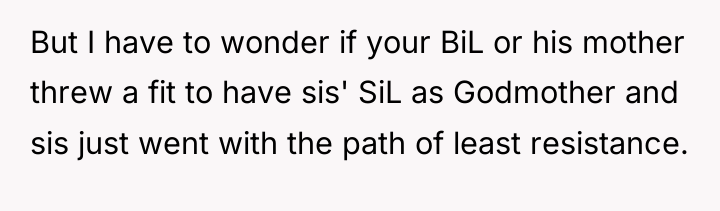 But I have to wonder if your BiL or his...
