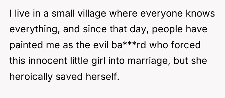 I live in a small village where everyone knows everything,...