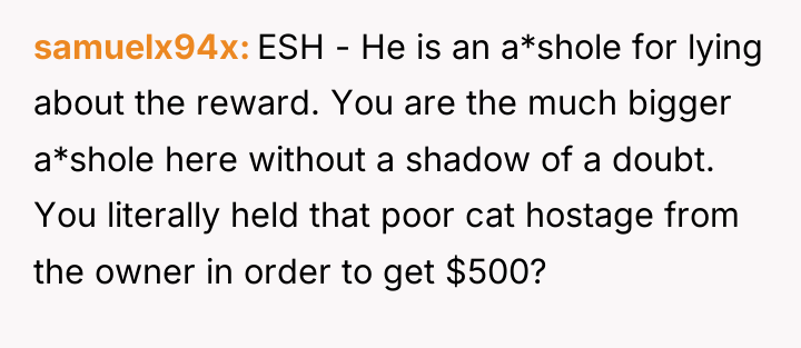 samuelx94x ESH - He is an a*shole for lying about...