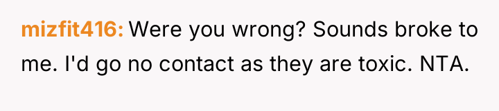 mizfit416 Were you wrong? Sounds broke to me. I'd go...