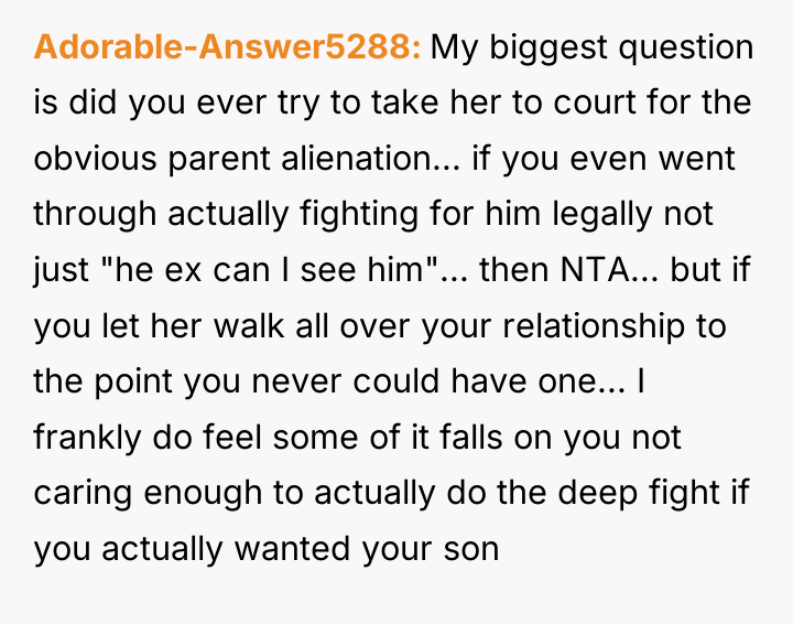 Adorable-Answer5288 My biggest question is did you ever try to...