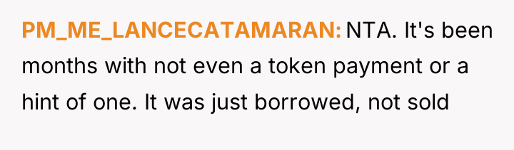 PM_ME_LANCECATAMARAN NTA. It's been months with not even a token...