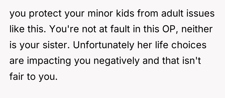you protect your minor kids from adult issues like this....