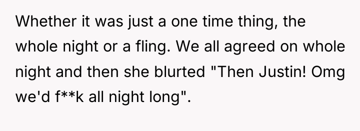 Whether it was just a one time thing, the whole...