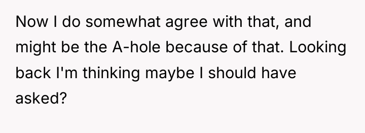 Now I do somewhat agree with that, and might be...