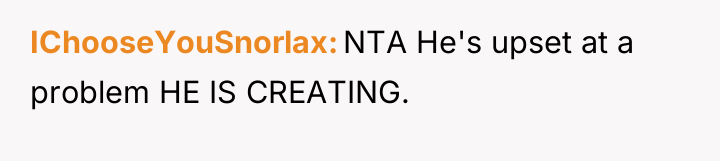 IChooseYouSnorlax NTA He's upset at a problem HE IS CREATING.