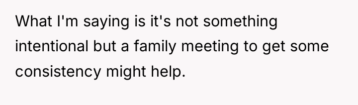 What I'm saying is it's not something intentional but a...