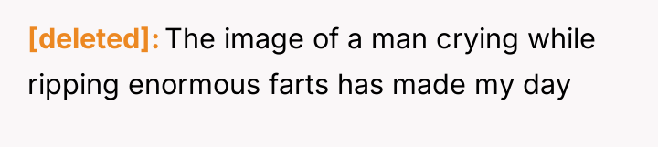 [deleted] The image of a man crying while ripping enormous...