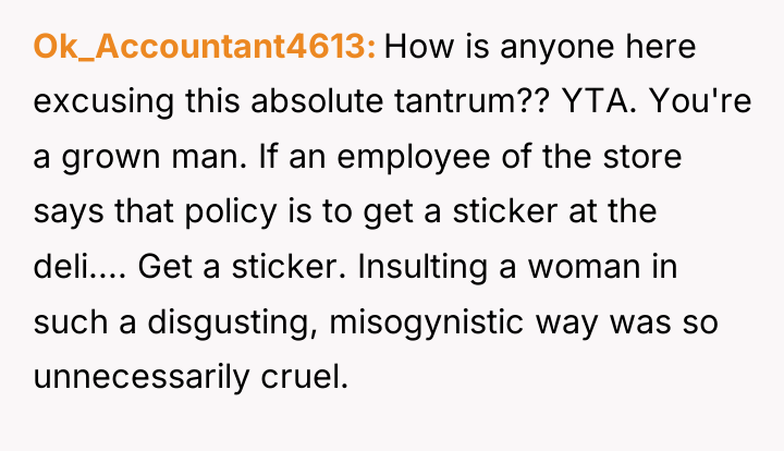 Ok_Accountant4613 How is anyone here excusing this absolute tantrum?? YTA....