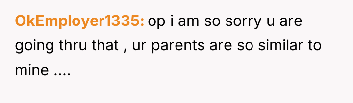 OkEmployer1335 op i am so sorry u are going thru...