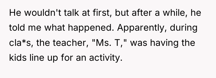 He wouldn't talk at first, but after a while, he...
