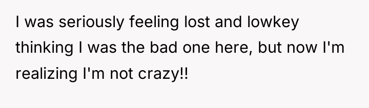 I was seriously feeling lost and lowkey thinking I was...
