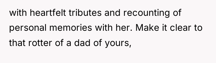 with heartfelt tributes and recounting of personal memories with her....