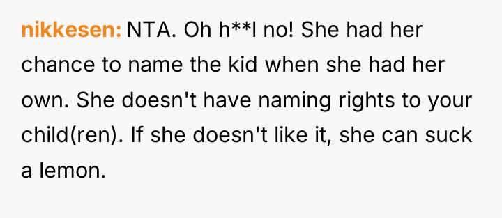 nikkesen NTA. Oh h**l no! She had her chance to...