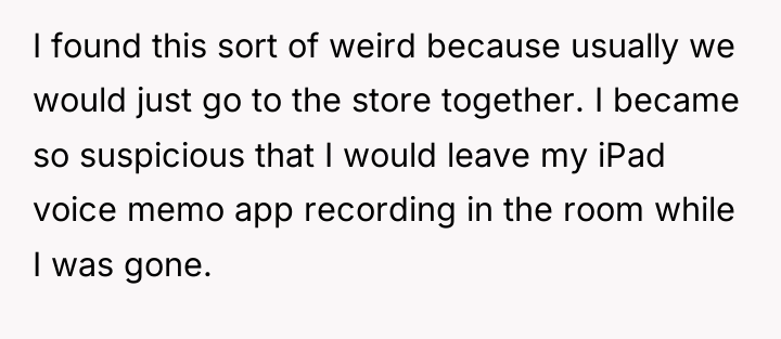 I found this sort of weird because usually we would...