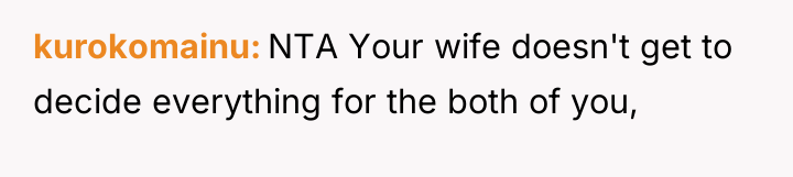 kurokomainu NTA Your wife doesn't get to decide everything for...