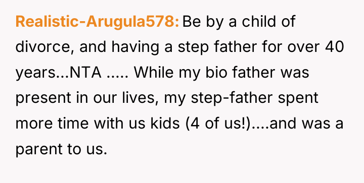 Realistic-Arugula578 Be by a child of divorce, and having a...