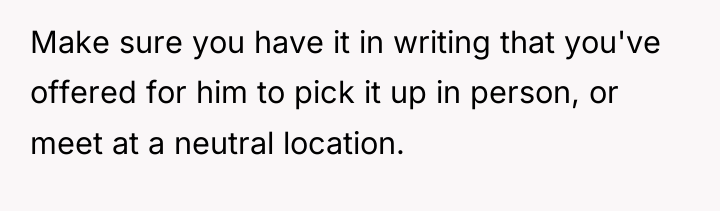 Make sure you have it in writing that you've offered...