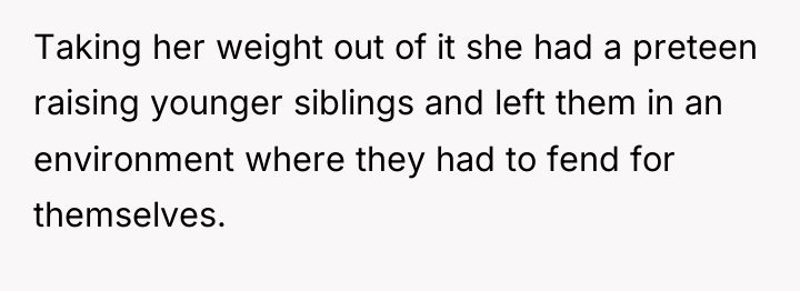 Taking her weight out of it she had a preteen...