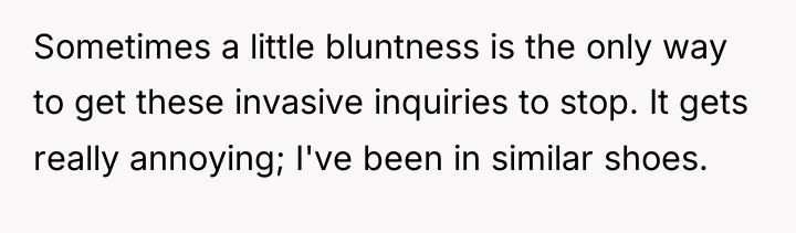 Sometimes a little bluntness is the only way to get...